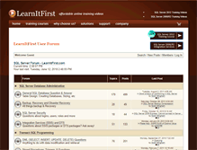 Tablet Screenshot of forums.learnsqlserver.com